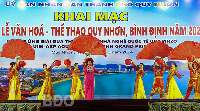 Khai mạc Tuần lễ Văn hóa - Thể thao Quy Nhơn, Bình Định năm 2024